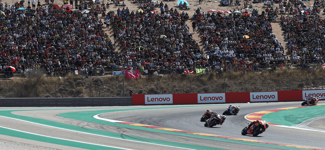 Fans watch action at MotoGP Aragon 2024