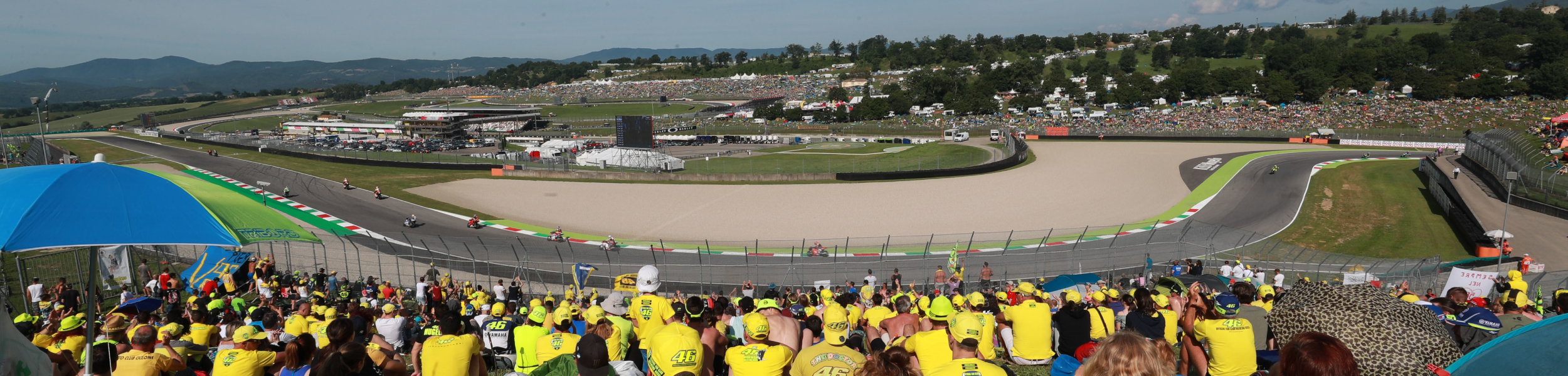 Motogp action at mugello