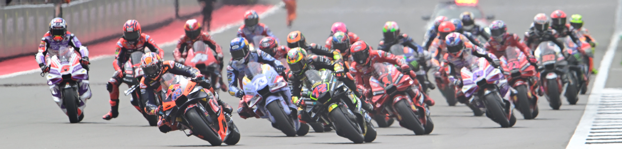 MotoGP action at Silverstone