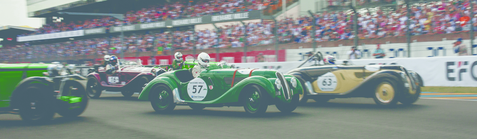 Le Mans Classic racing action