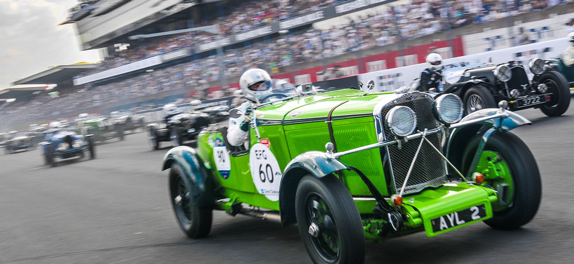 Classic cars at Le Mans Classic