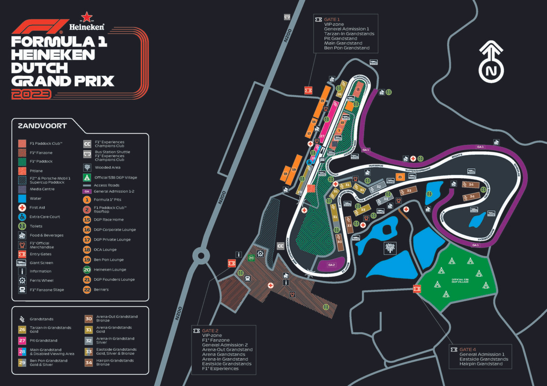 Track Map of Dutch Grand Prix