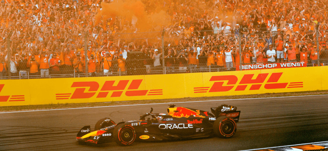 Dutch fans celebrate as Max Verstappen wins his home race