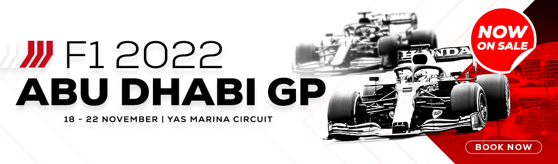 Abu Dhabi Grand Prix 2022 - Buy your tickets now