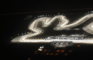 F1 Qatar circuit from above