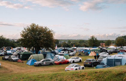 Bronze camping at Le Mans