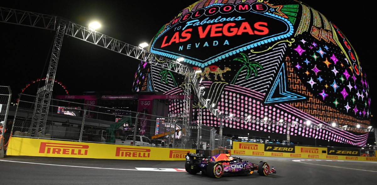 Verstappen at the Las Vegas Grand Prix 2023