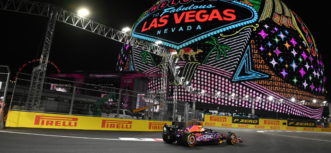 Verstappen at the Las Vegas Grand Prix 2023