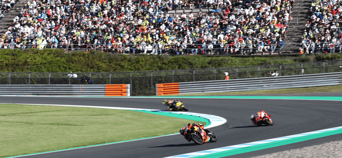 On track action at the MotoGP Japanese Grand Prix